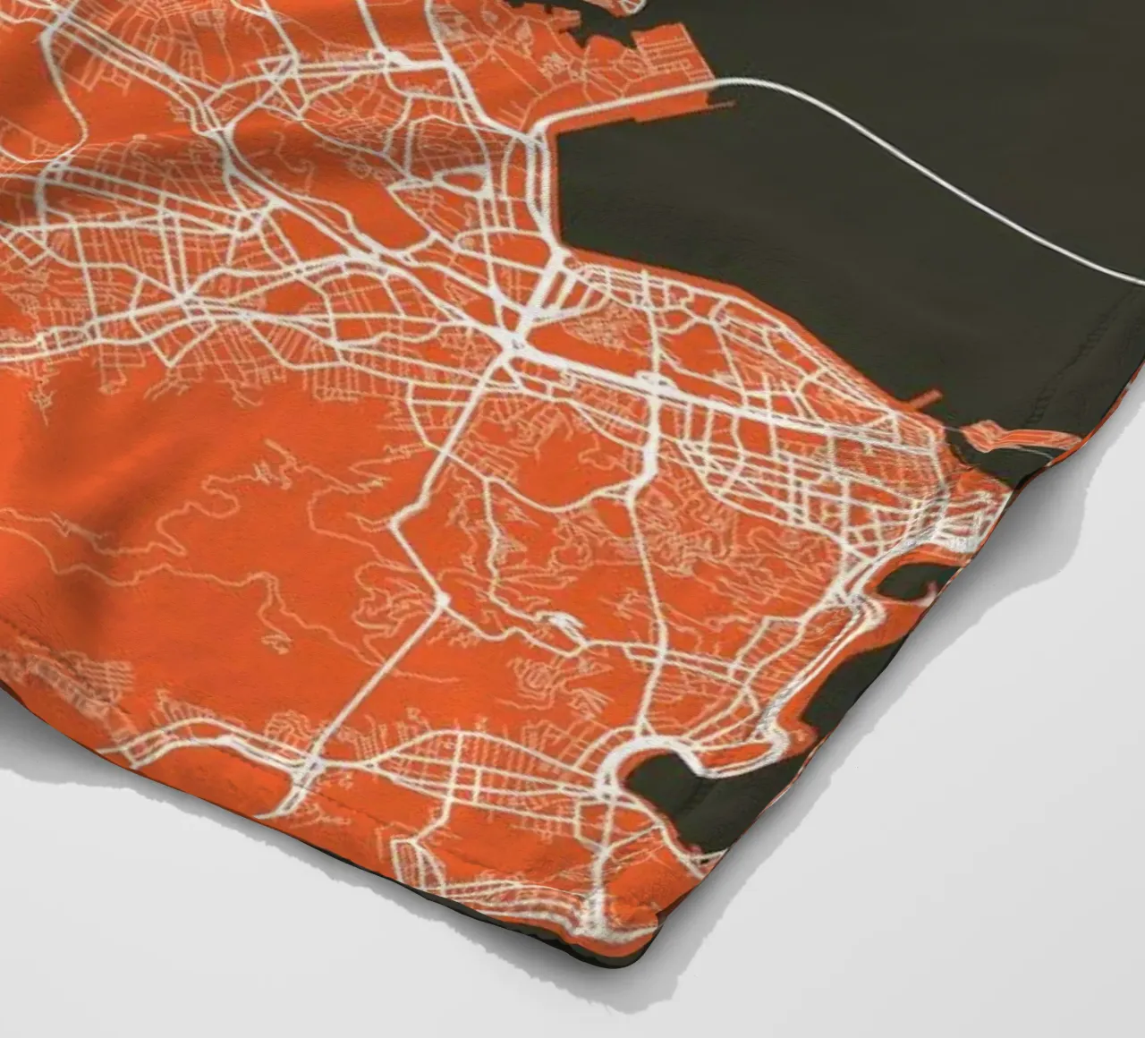 Rio Red coperta in pile da Urban Maps