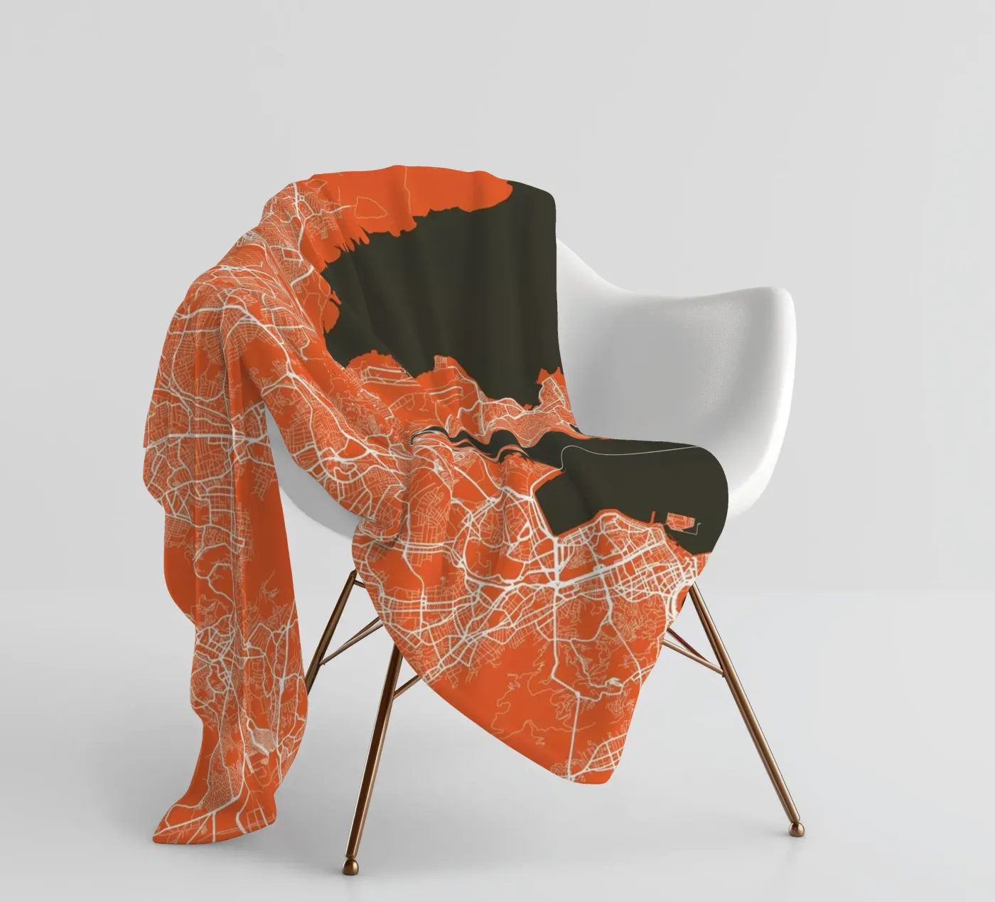 Rio Red Fleecedecke von Urban Maps