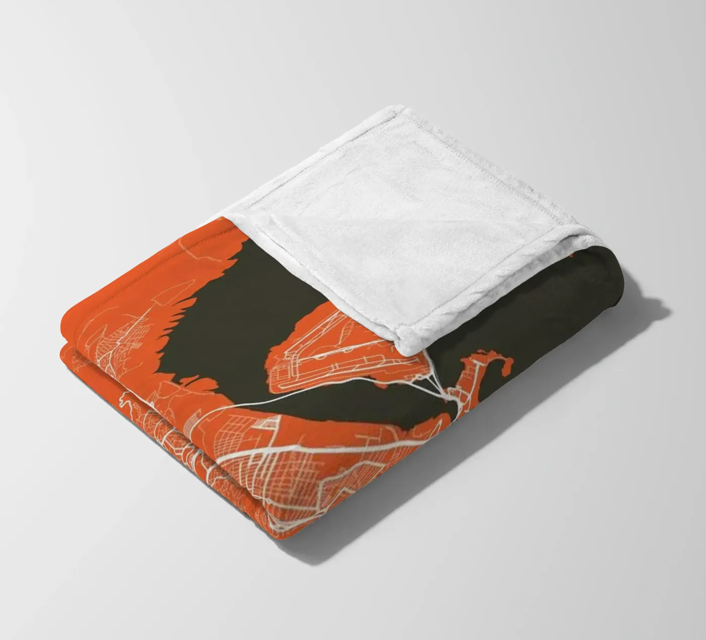 Rio Red Fleecedecke von Urban Maps