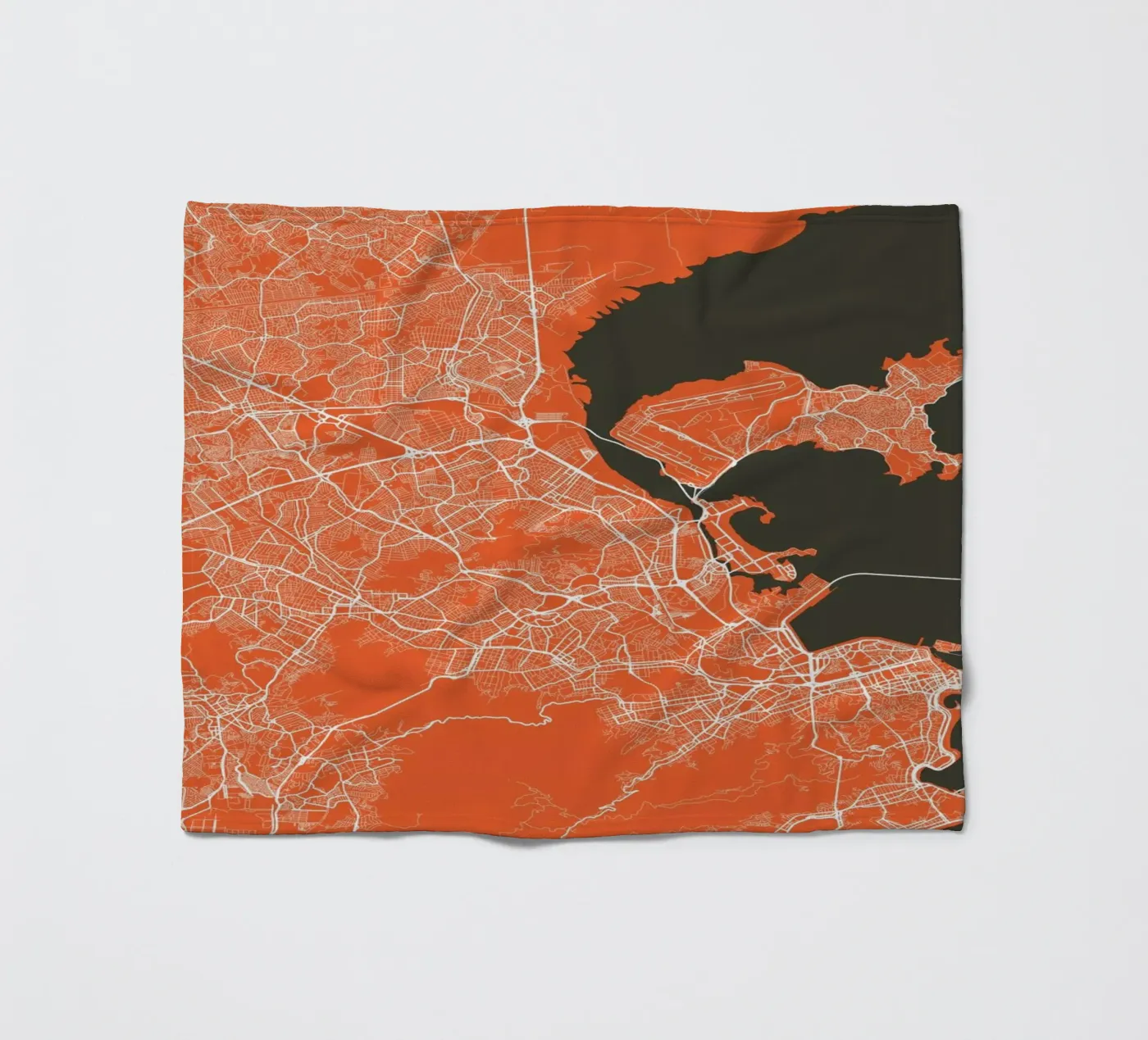 Rio Red Fleecedecke von Urban Maps