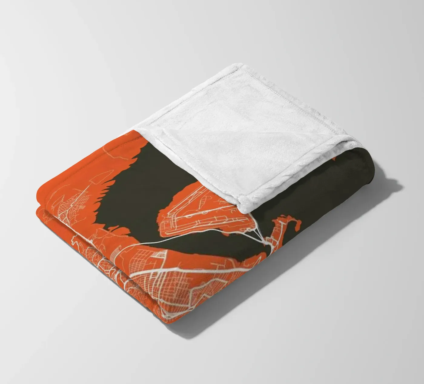 Rio Red Fleecedecke von Urban Maps