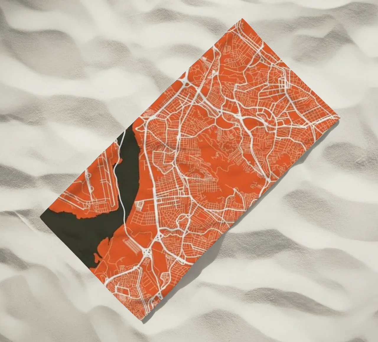 Rio Red telo mare da Urban Maps