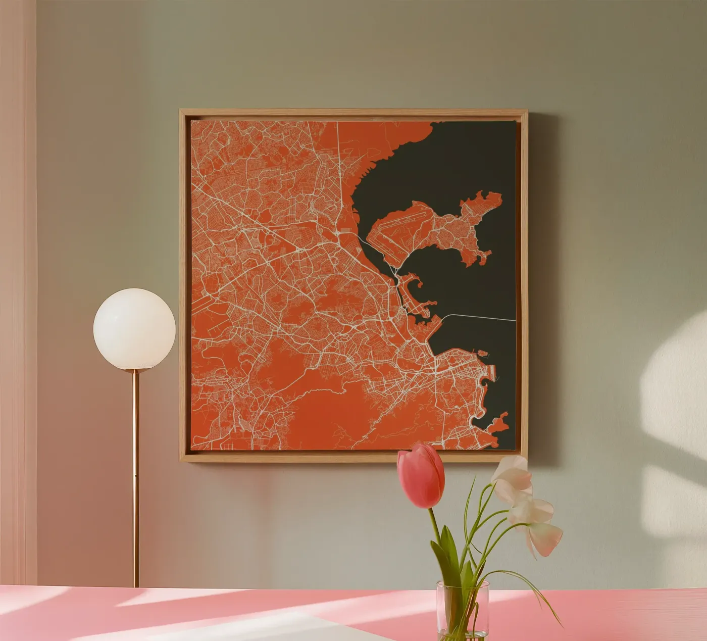Rio Red tela da Urban Maps