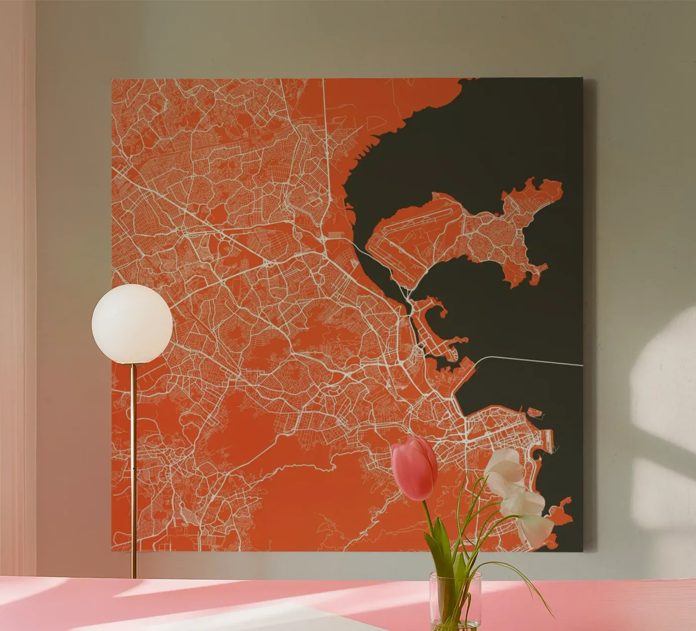 Rio Red tela da Urban Maps