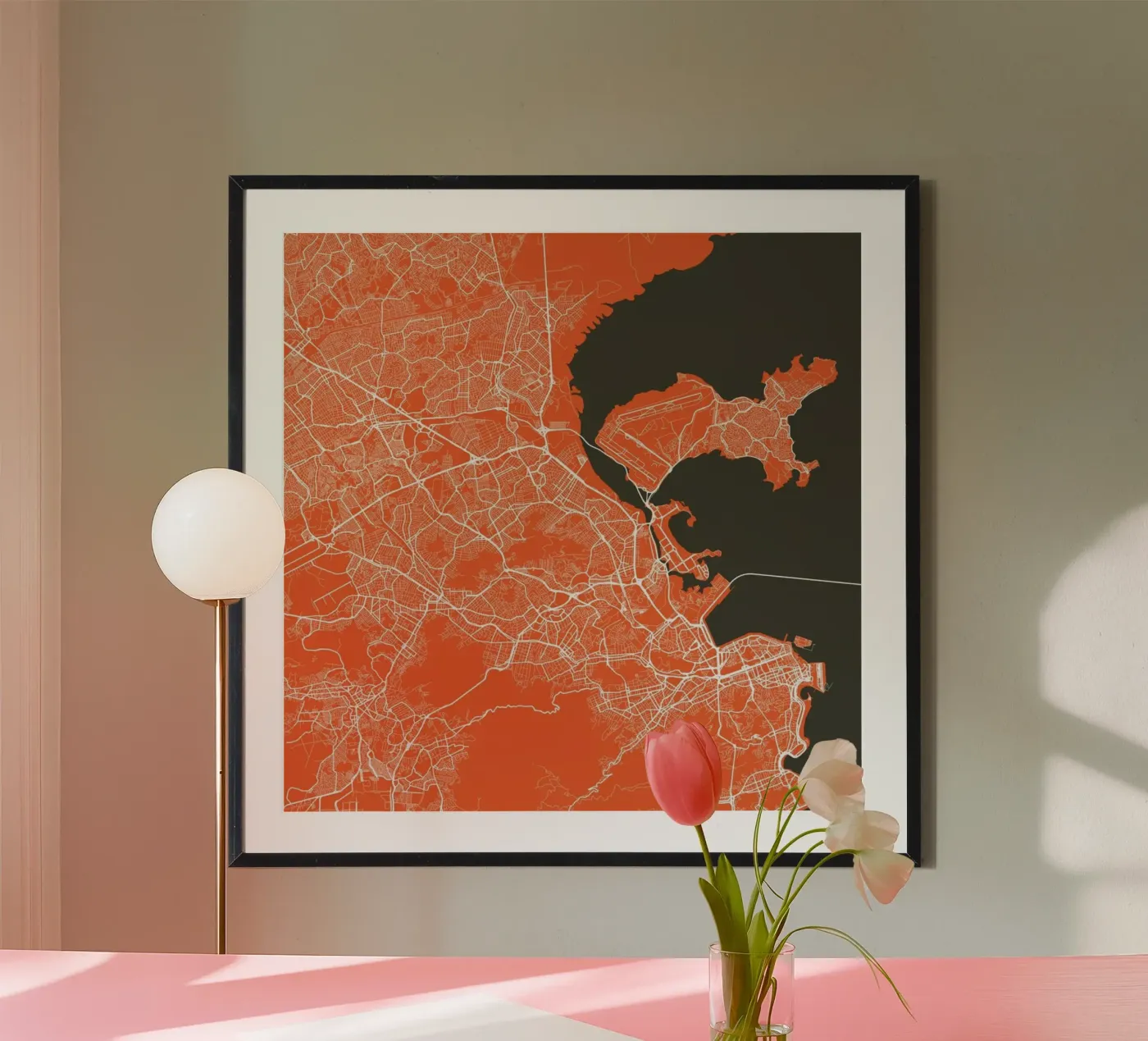 Rio Red poster da Urban Maps