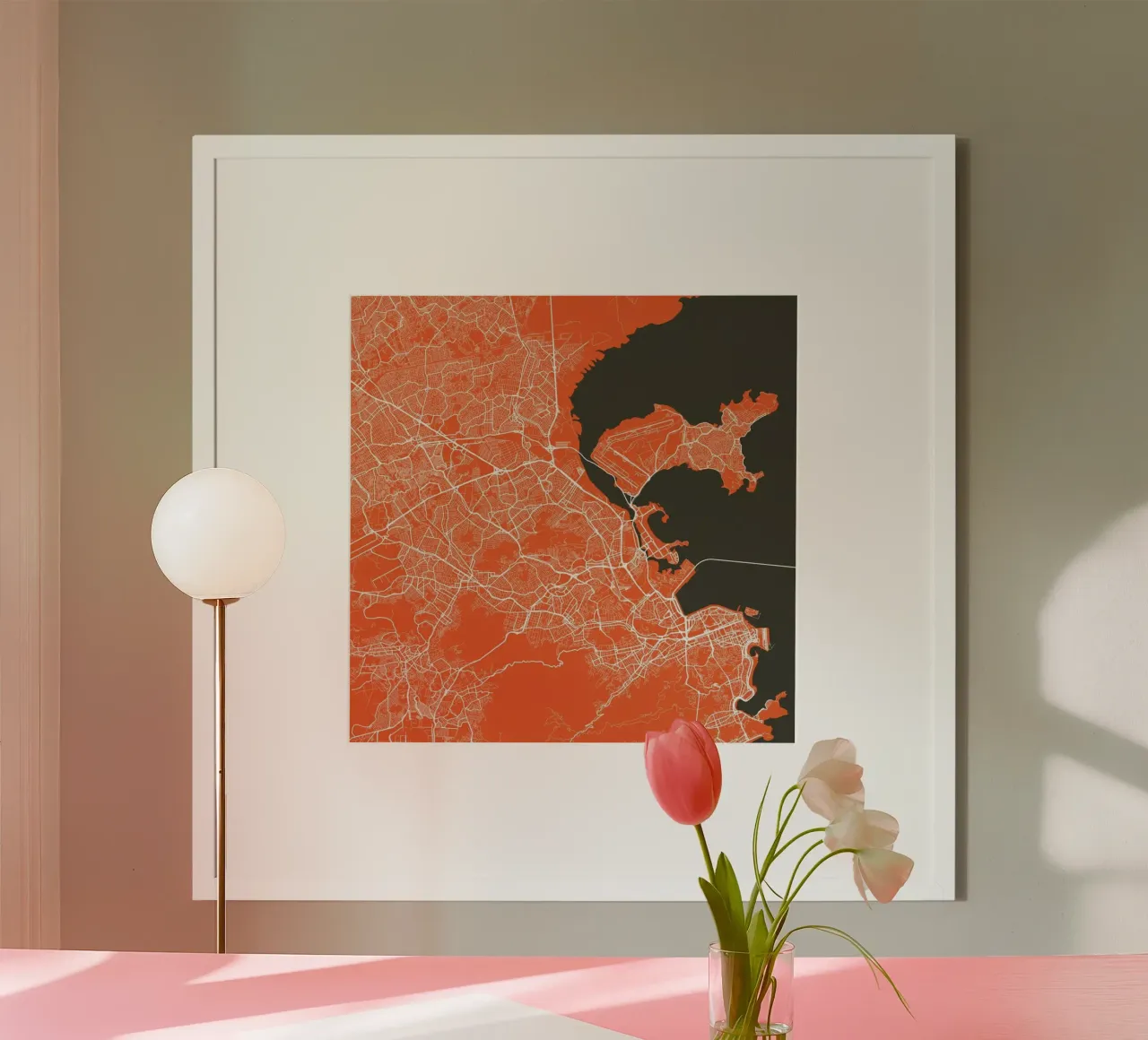 Rio Red poster da Urban Maps