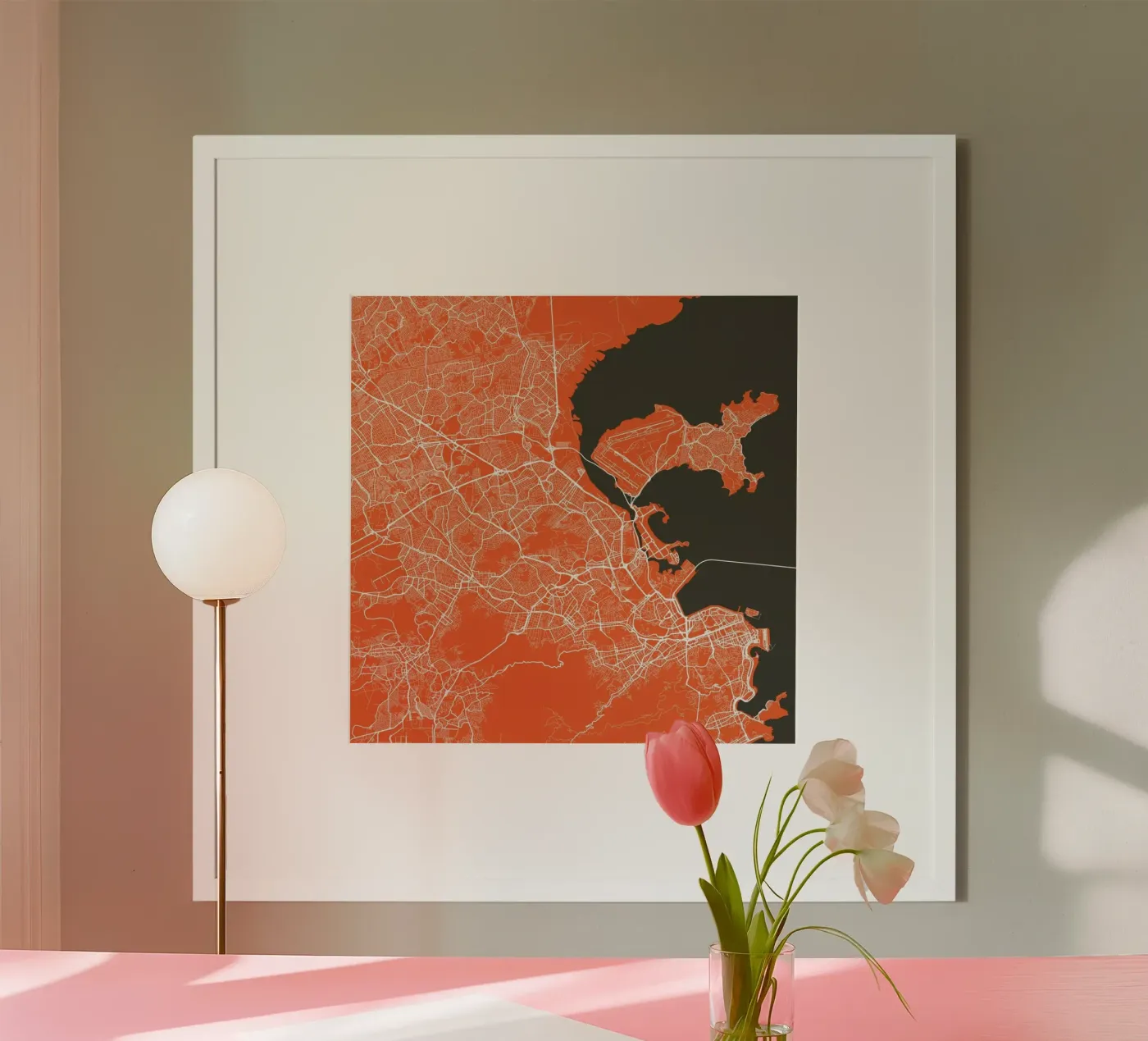 Rio Red poster da Urban Maps