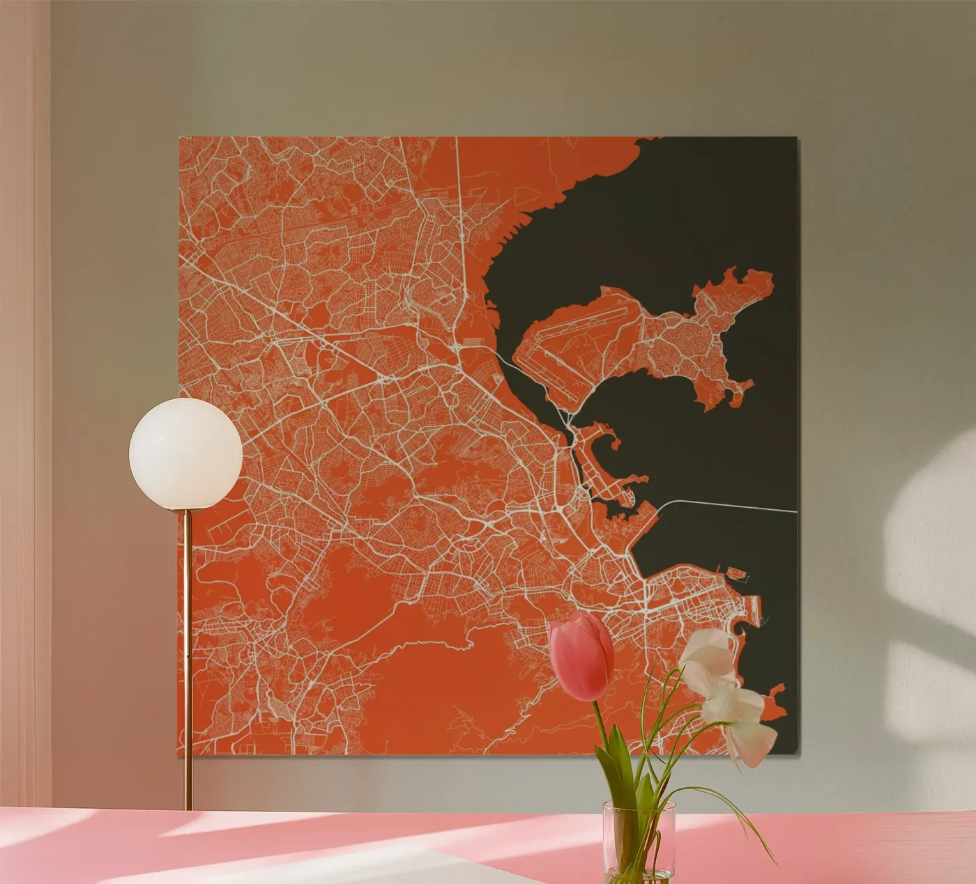 Rio Red poster da Urban Maps