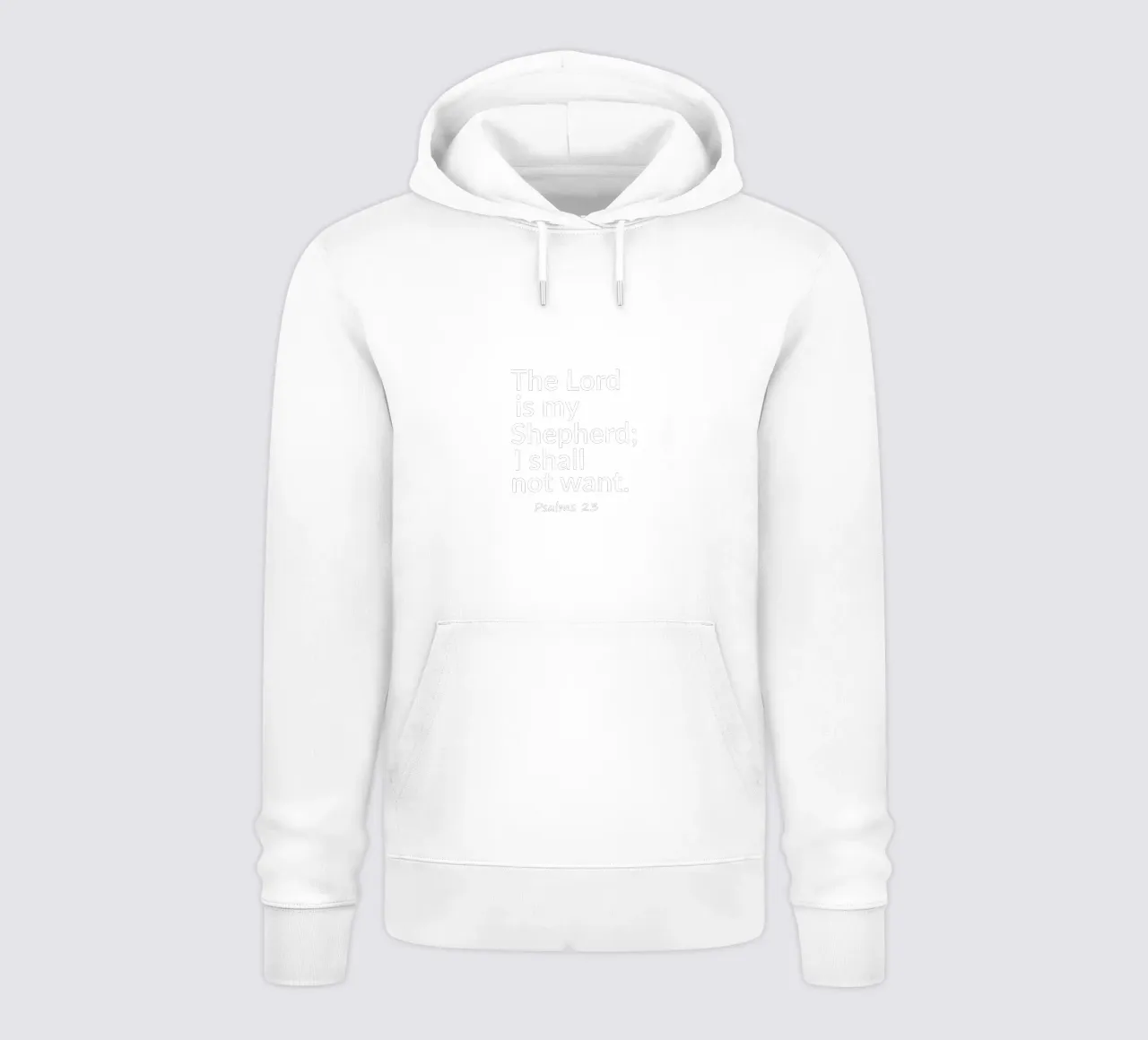 The Lord is my shepherd Psalms 23 felpa con cappuccio da happieeagle