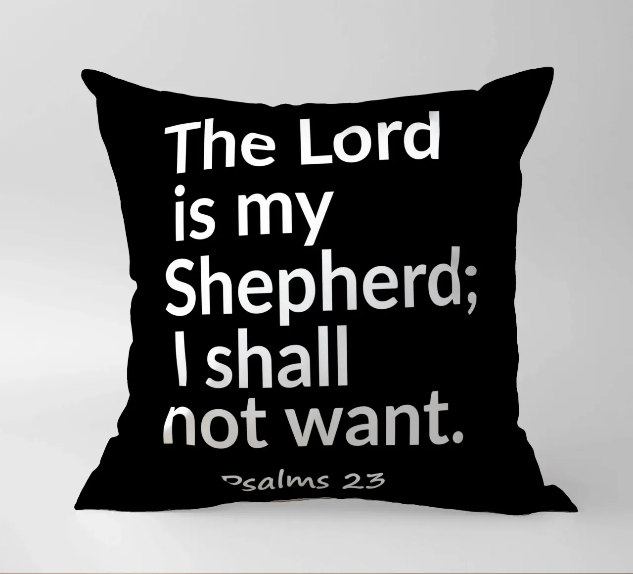 The Lord is my shepherd Psalms 23 cuscino da happieeagle