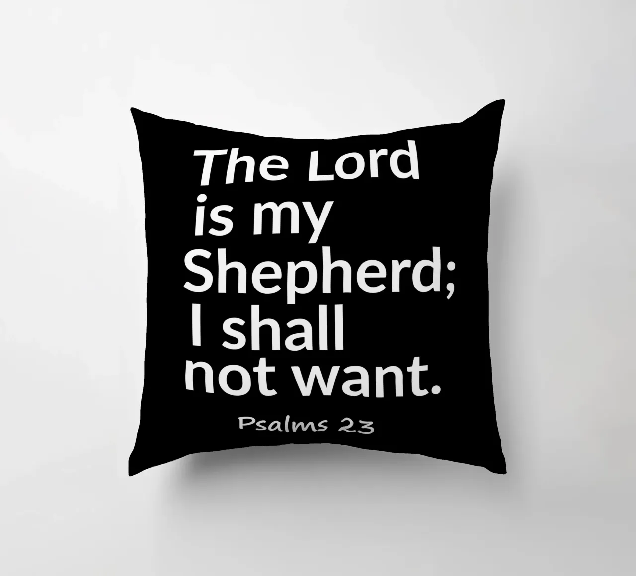 The Lord is my shepherd Psalms 23 cuscino da happieeagle