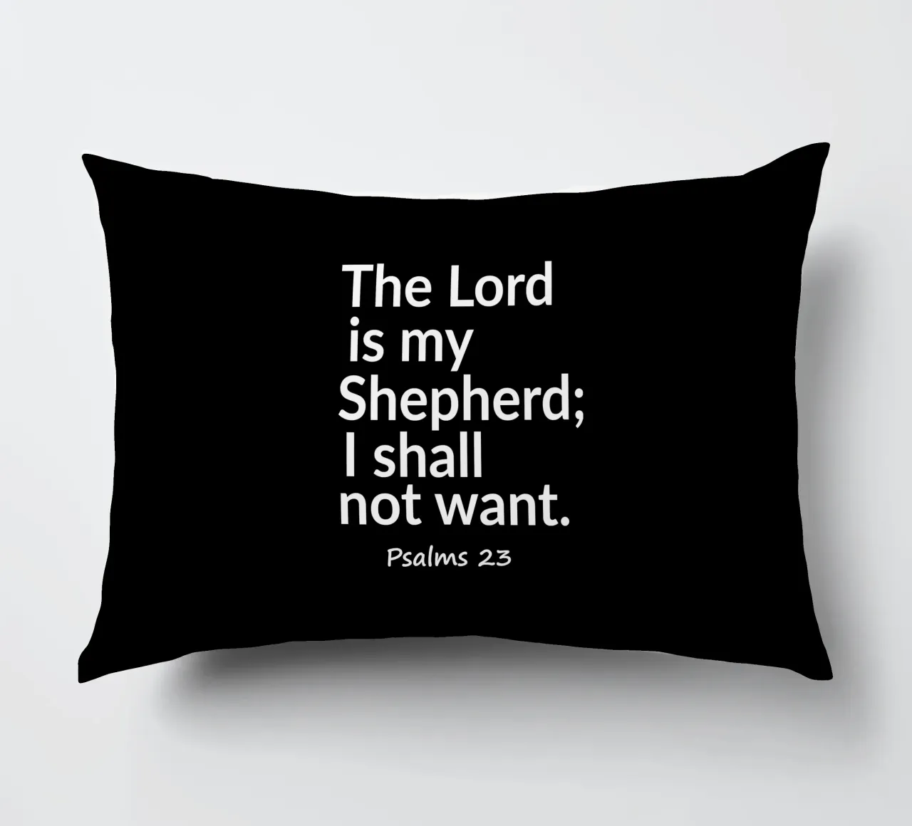 The Lord is my shepherd Psalms 23 cuscino da happieeagle