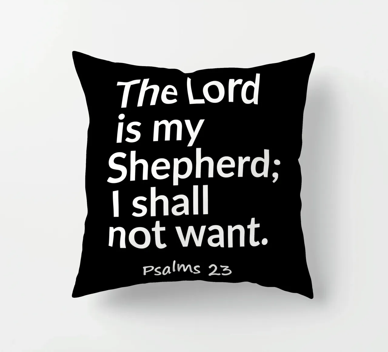 The Lord is my shepherd Psalms 23 cuscino da happieeagle