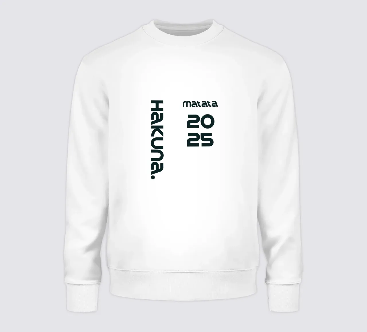 Hakuna Matata Simple Minimalist Typography sweatshirt by YV TYPOGRAPHY