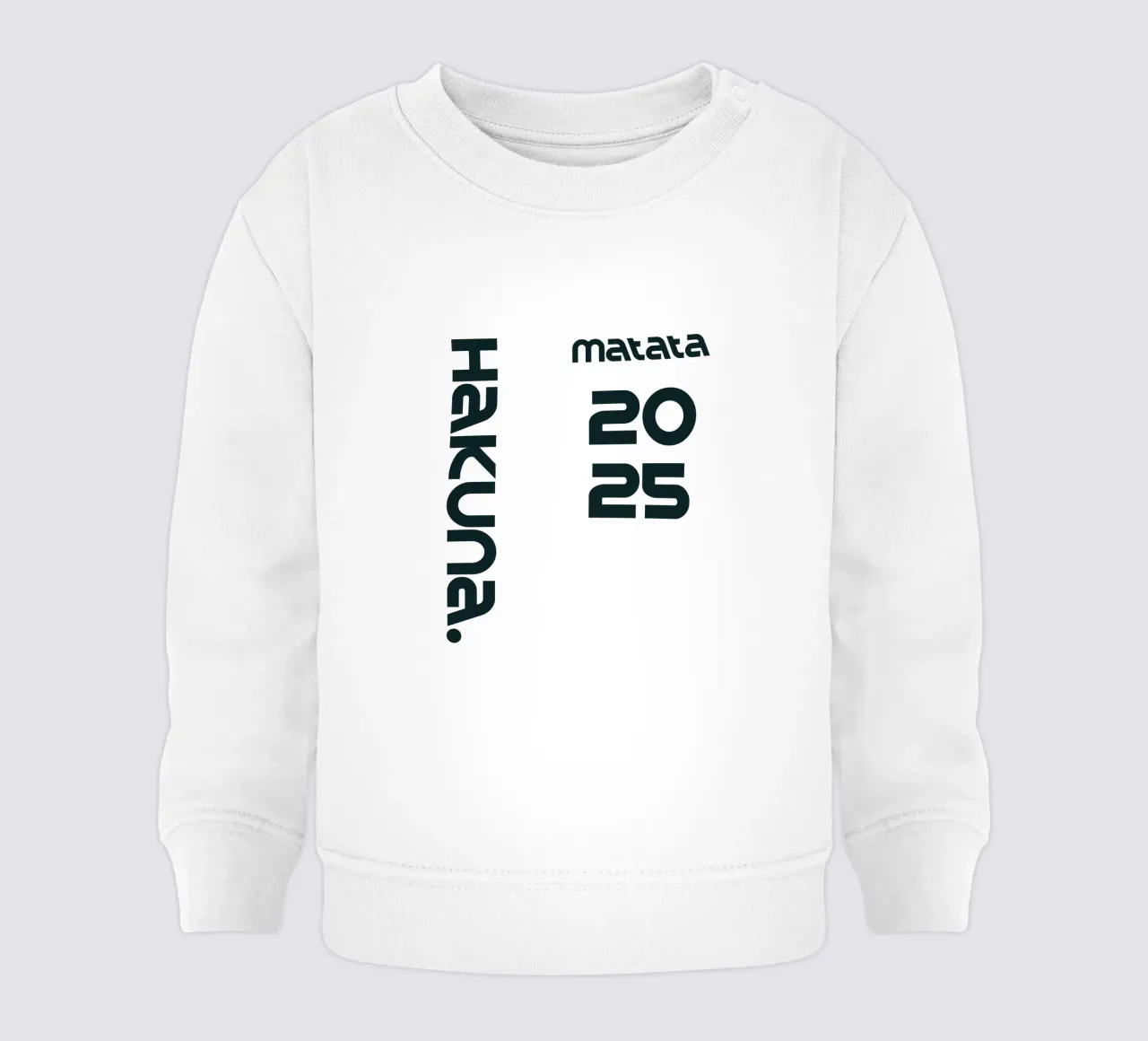 Hakuna Matata Semplice tipografia minimalista felpa neonato da YV TYPOGRAPHY
