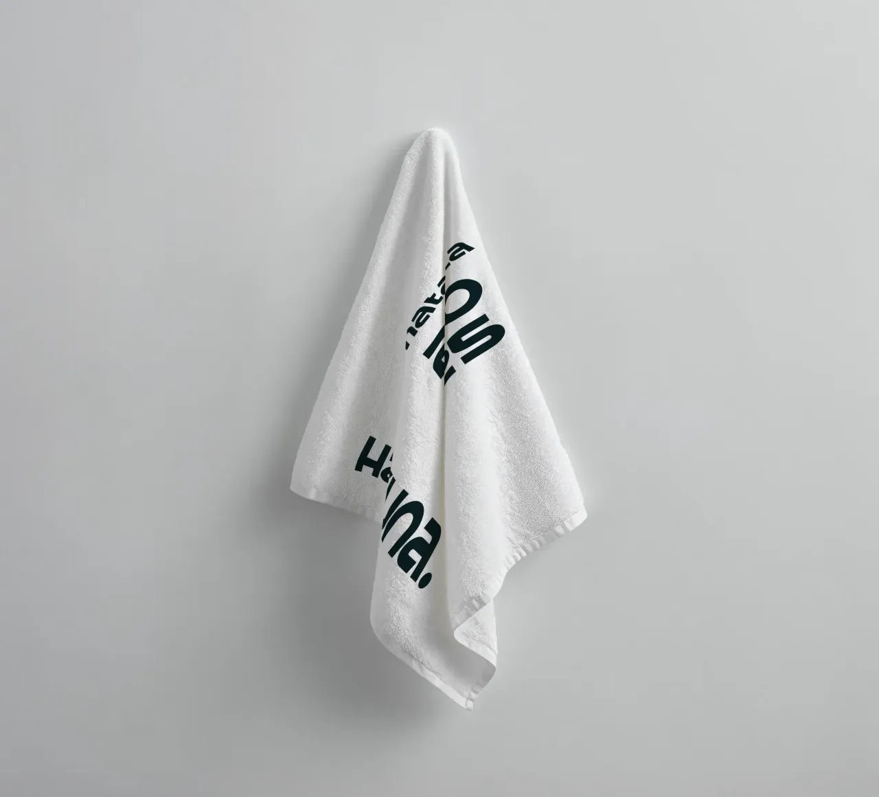 Hakuna Matata Simple Minimalist Typography towel by YV TYPOGRAPHY