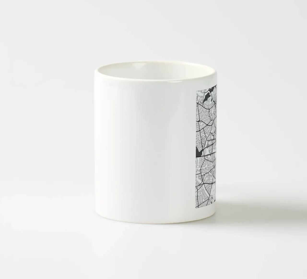 Copenhagen White tazza in ceramica da Urban Maps