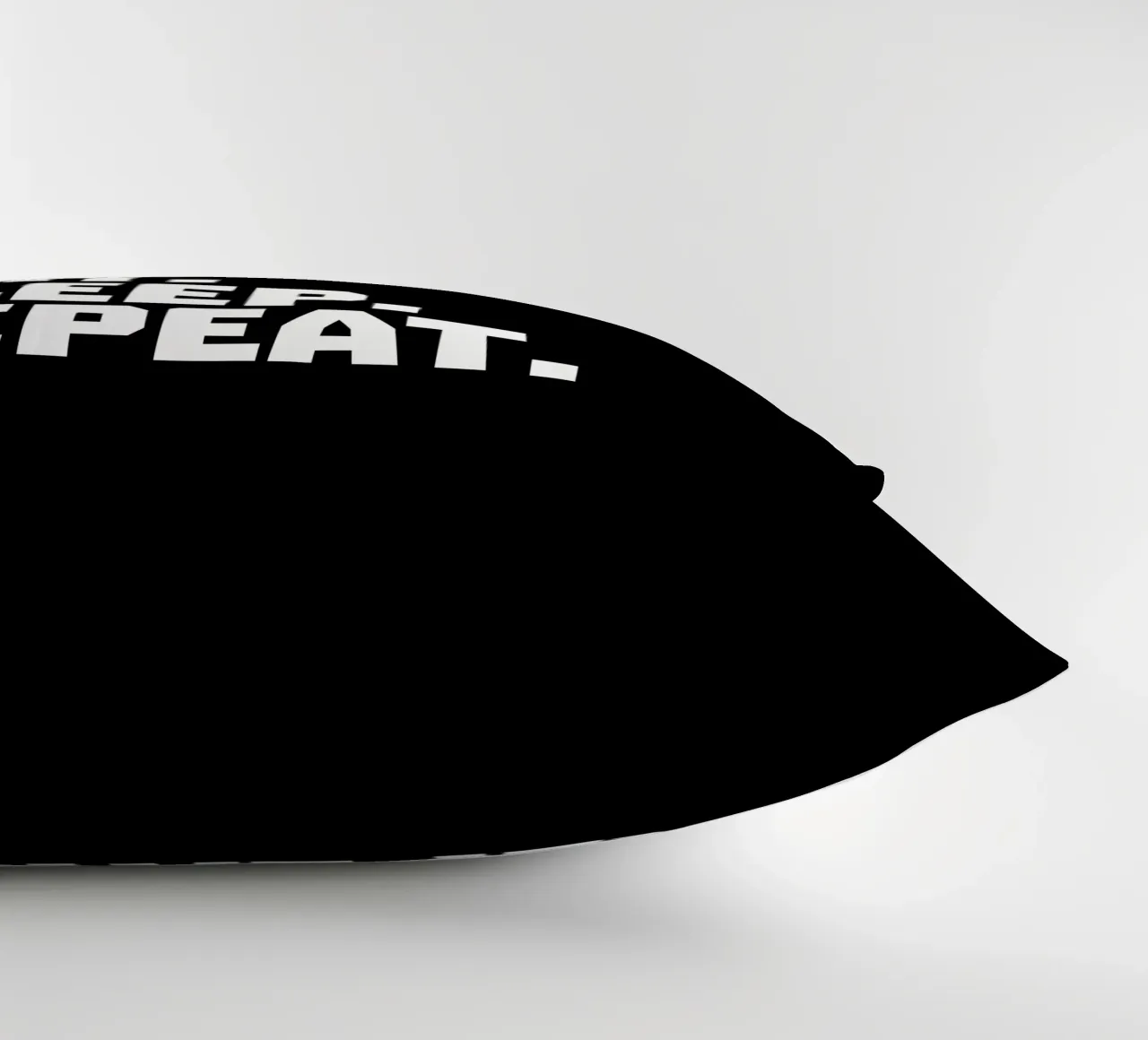 Wake up work eat sleep repeat decorative cushion by happieeagle