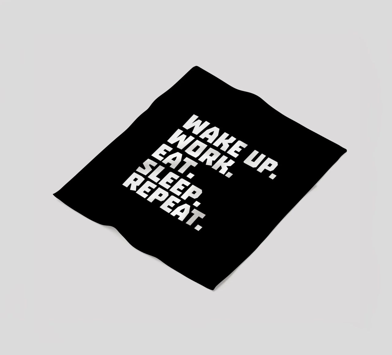 Wake up work eat sleep repeat coperta in pile da happieeagle