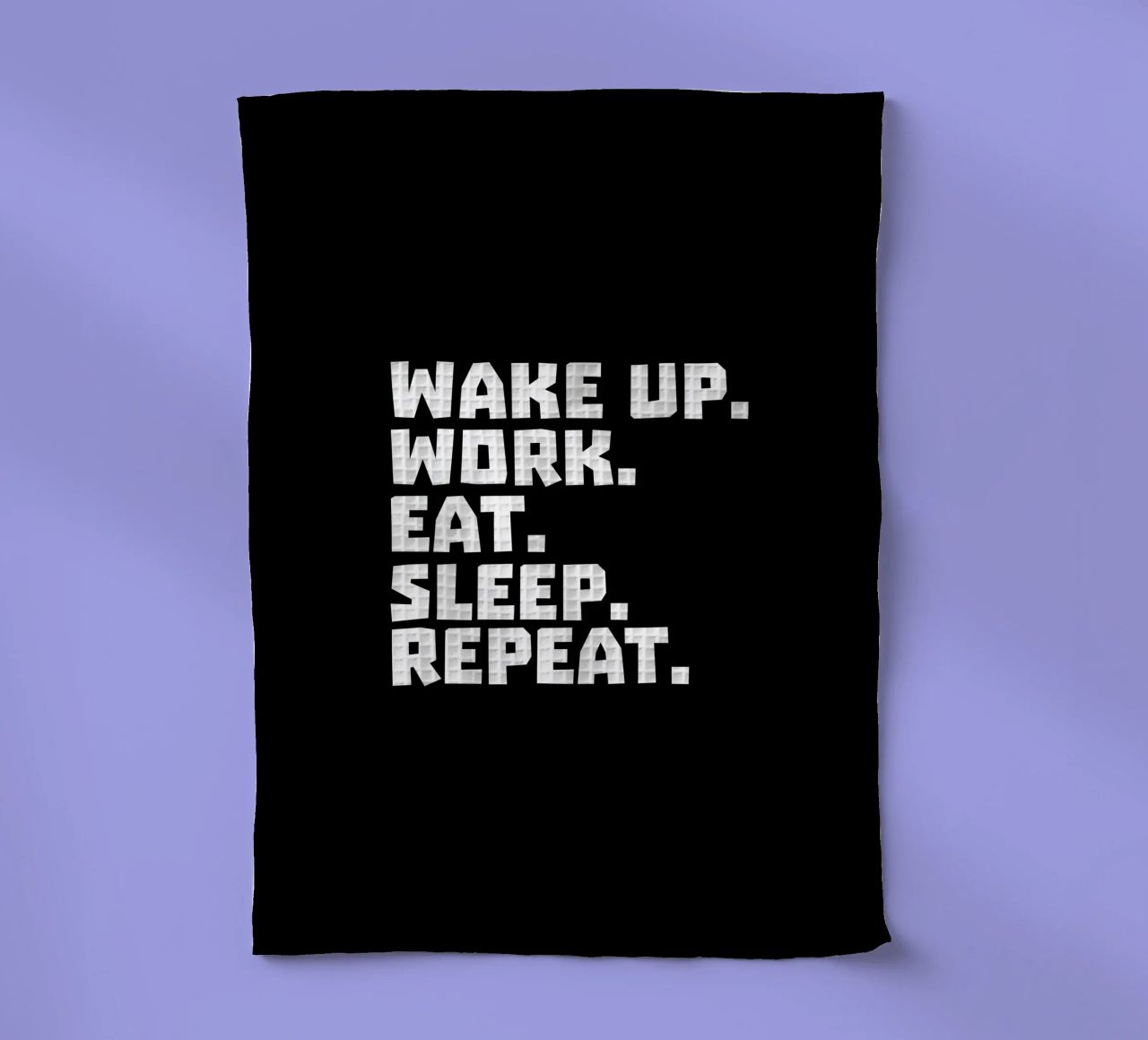 Wake up work eat sleep repeat canovaccio da cucina da happieeagle