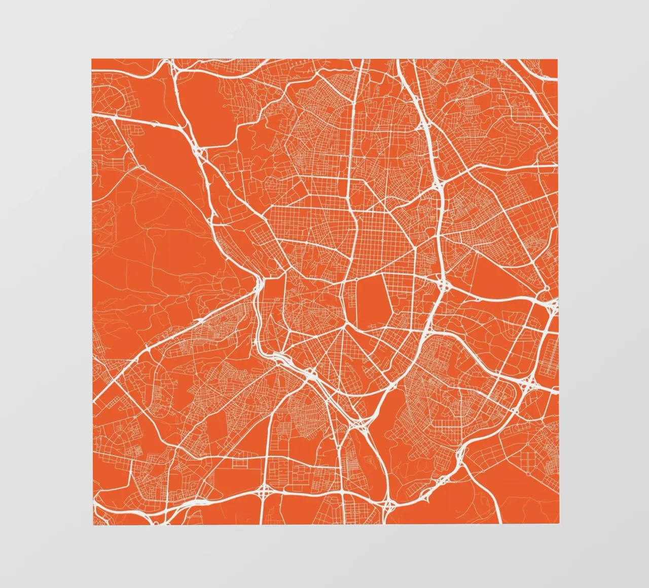 Madrid Red telo in pvc da Urban Maps