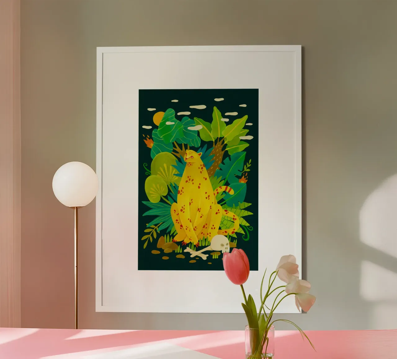 Giardino infuocato - Cacciatore poster da The Artcircle