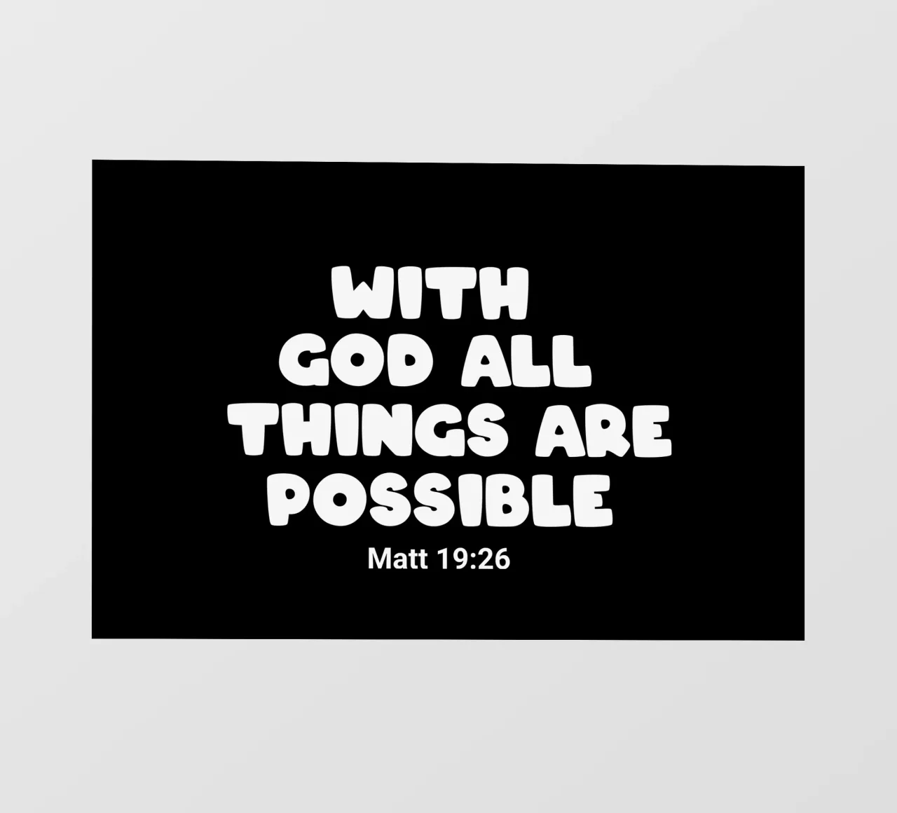 With God all things are possible pellicola backlit da happieeagle