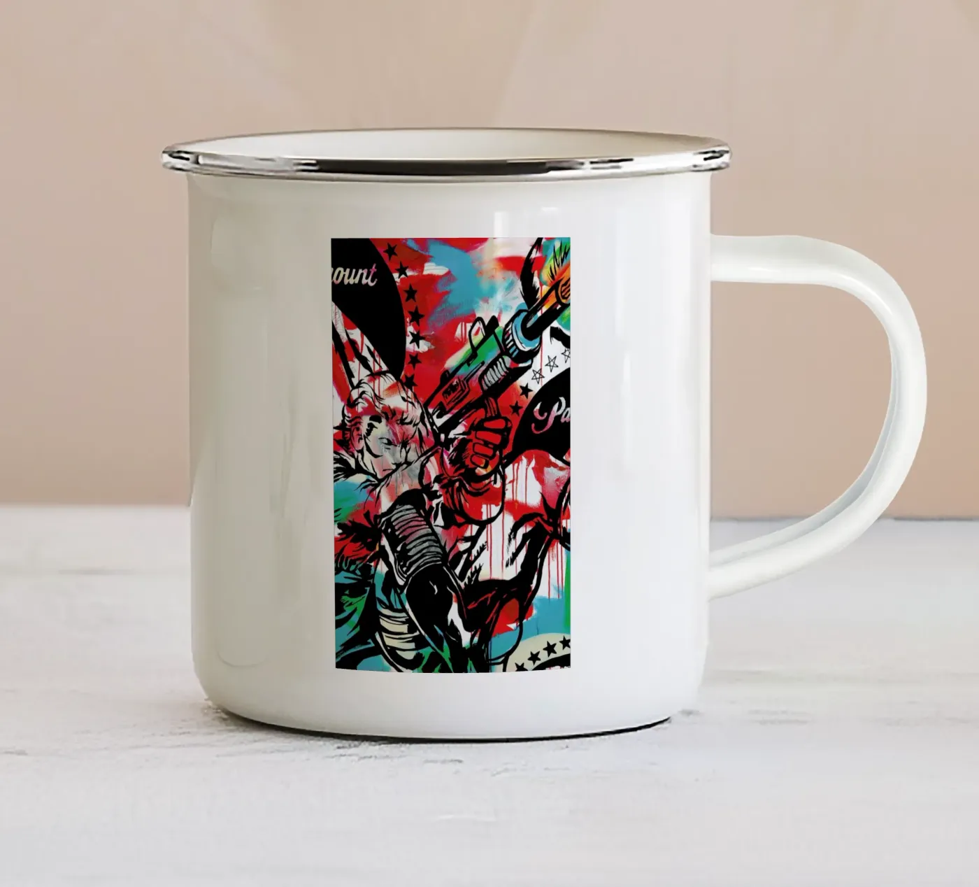 Paramount enamel mug by JRuggs