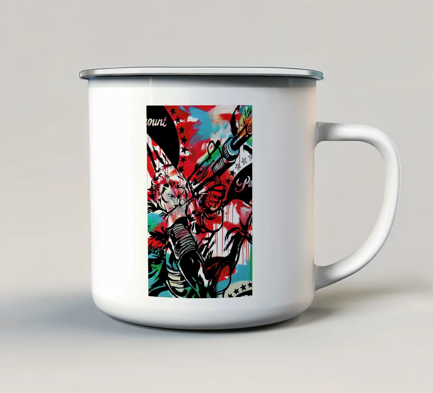 Paramount enamel mug by JRuggs