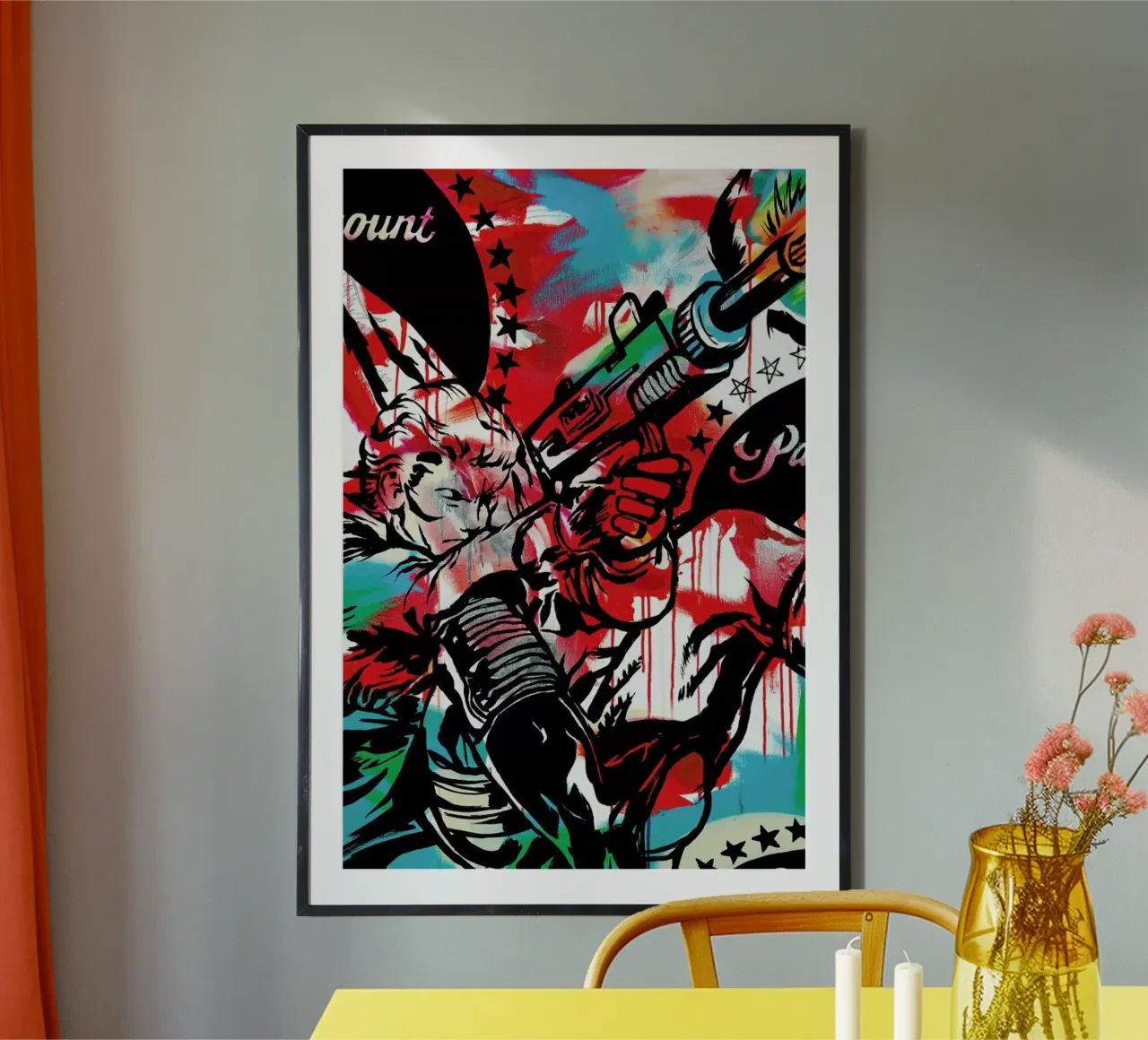 Paramount poster con telaio in legno da JRuggs