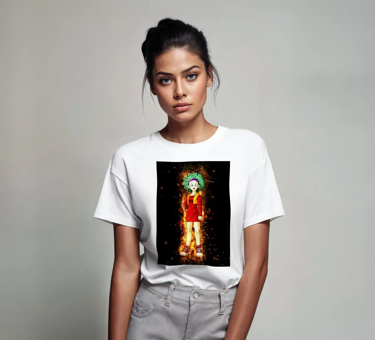 Bulma Saga Freezer Mecha t-shirt by Neonartstudio