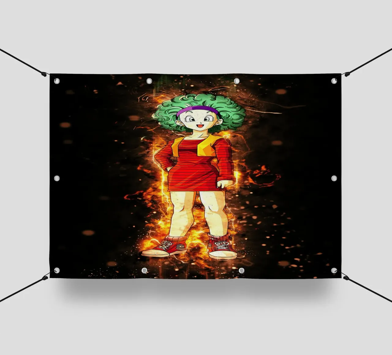 Bulma Saga Freezer Mecha telo in pvc da Neonartstudio