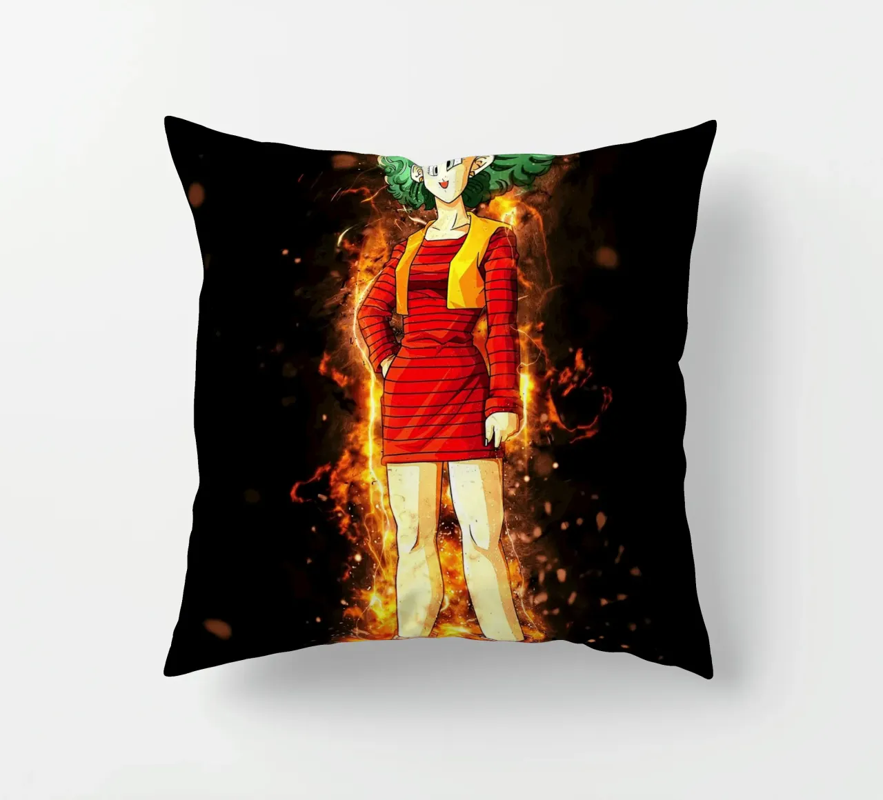 Bulma Saga Freezer Mecha cuscino da Neonartstudio