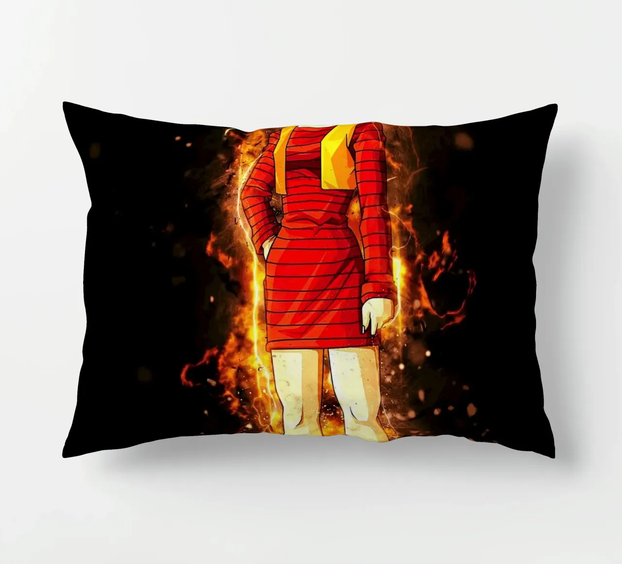 Bulma Saga Freezer Mecha cuscino da Neonartstudio