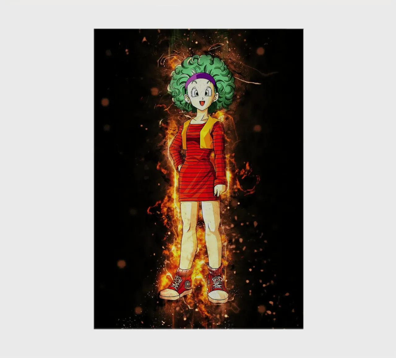 Bulma Saga Freezer Mecha notebook by Neonartstudio