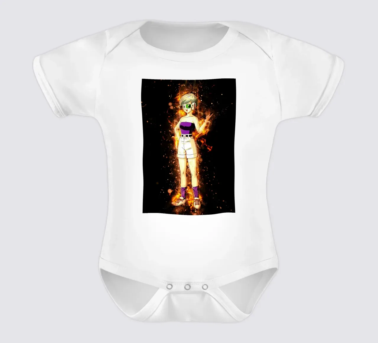 Bulma body neonato maniche corte da Neonartstudio