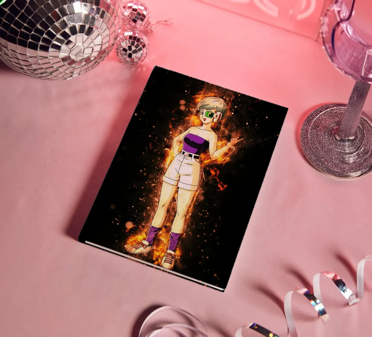 Bulma notebook by Neonartstudio
