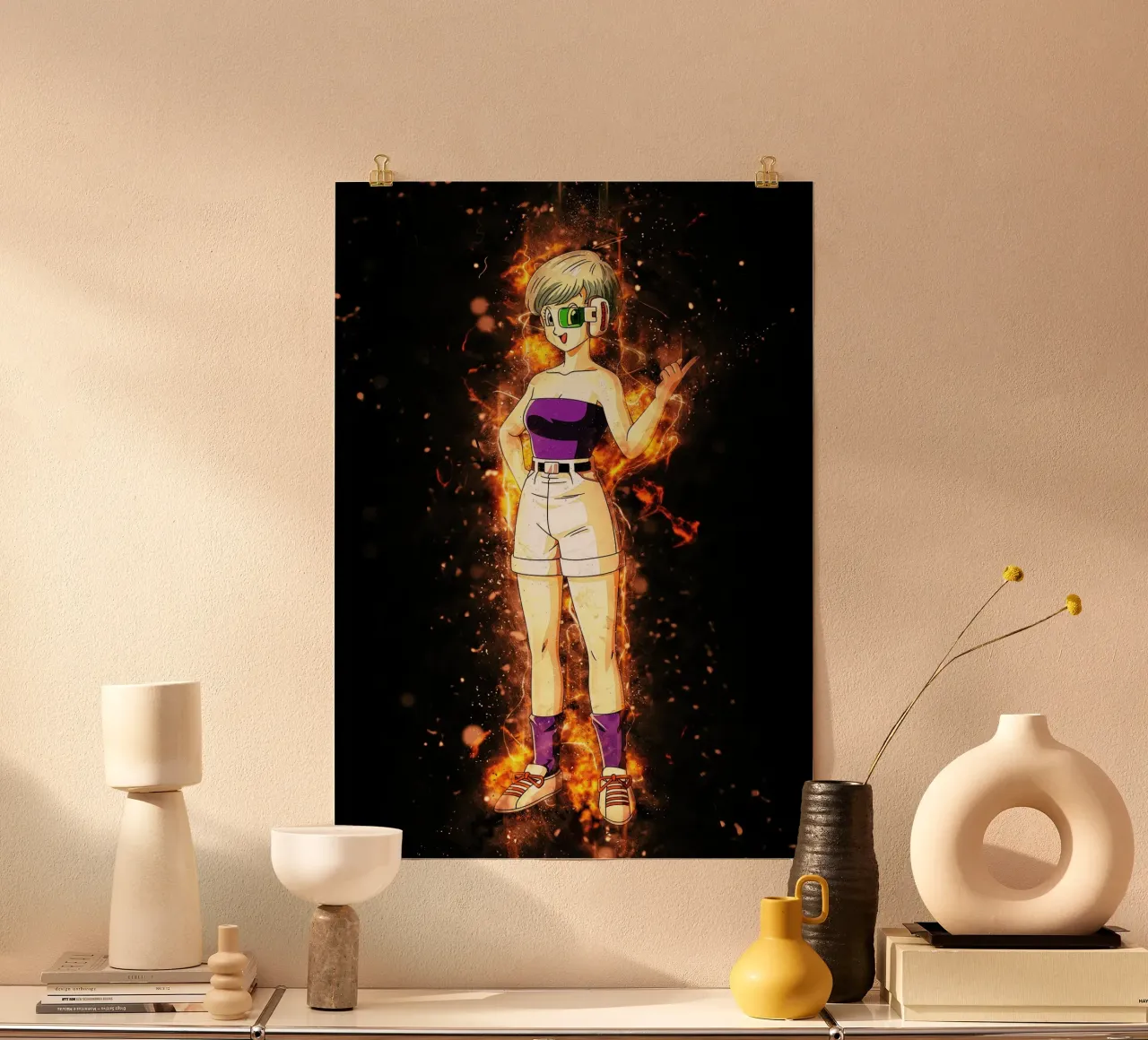 Bulma poster da Neonartstudio