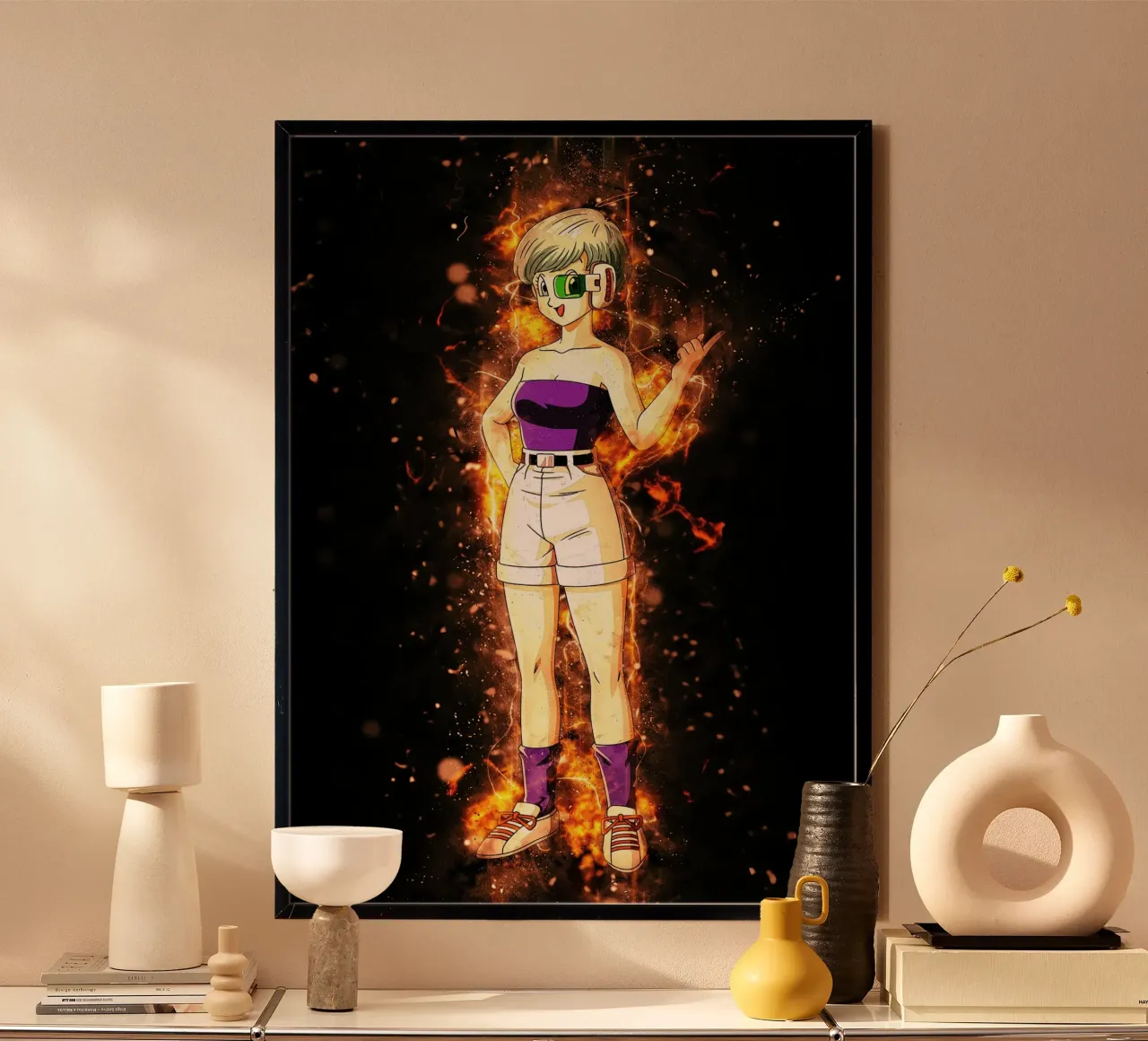 Bulma poster da Neonartstudio