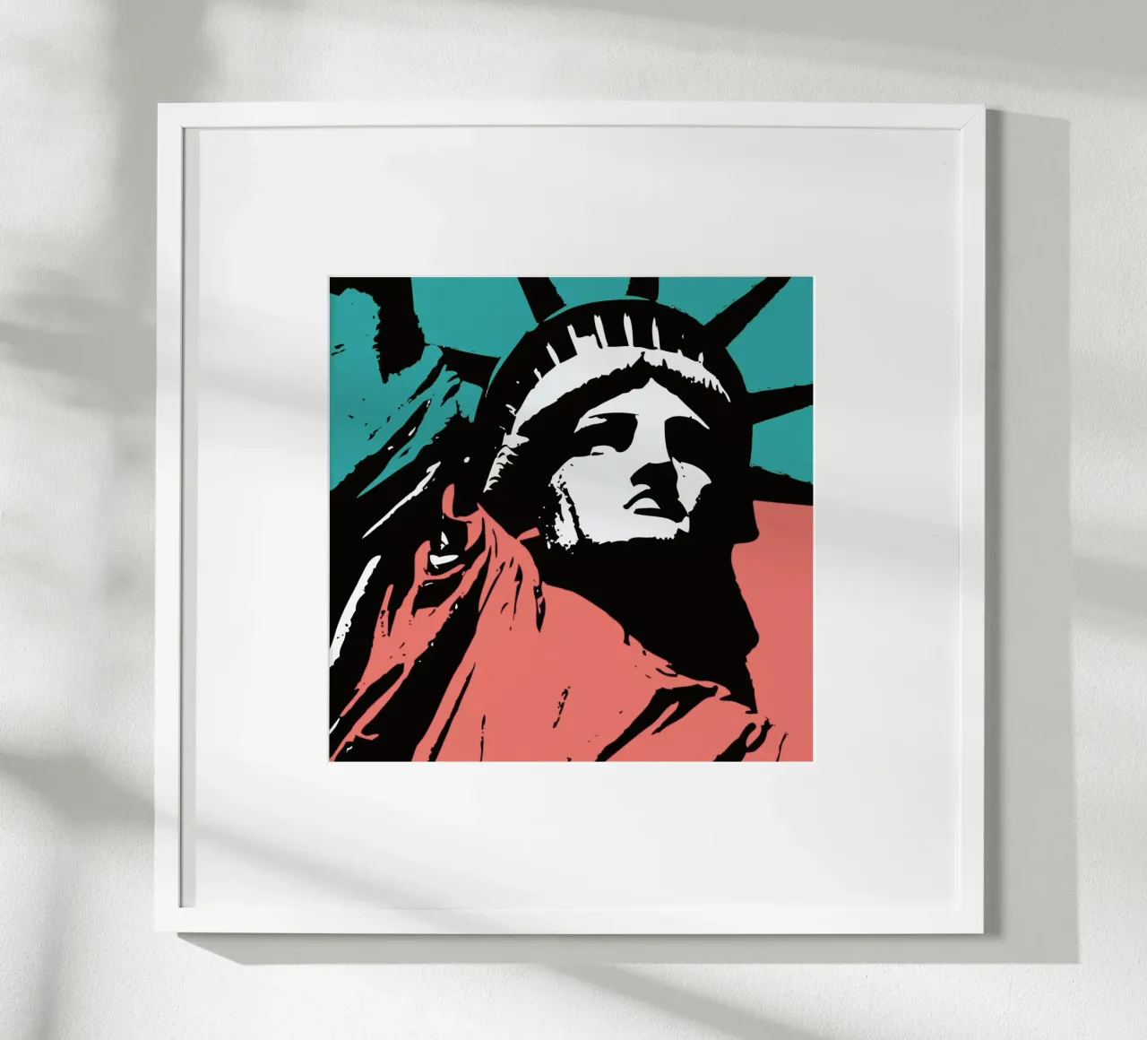 Liberty 2 poster con telaio in plastica da JRuggs