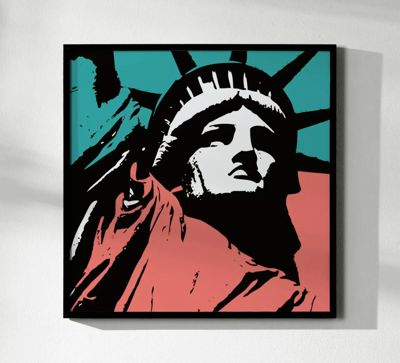Liberty 2 poster con telaio in plastica da JRuggs