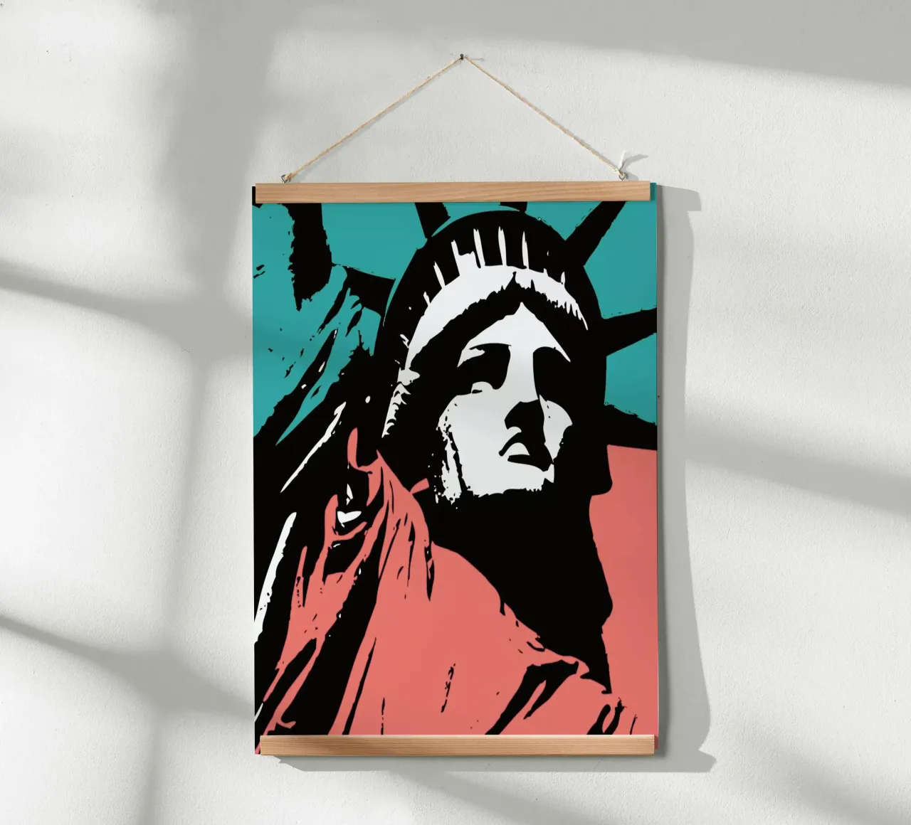 Liberty 2 poster con telaio in plastica da JRuggs