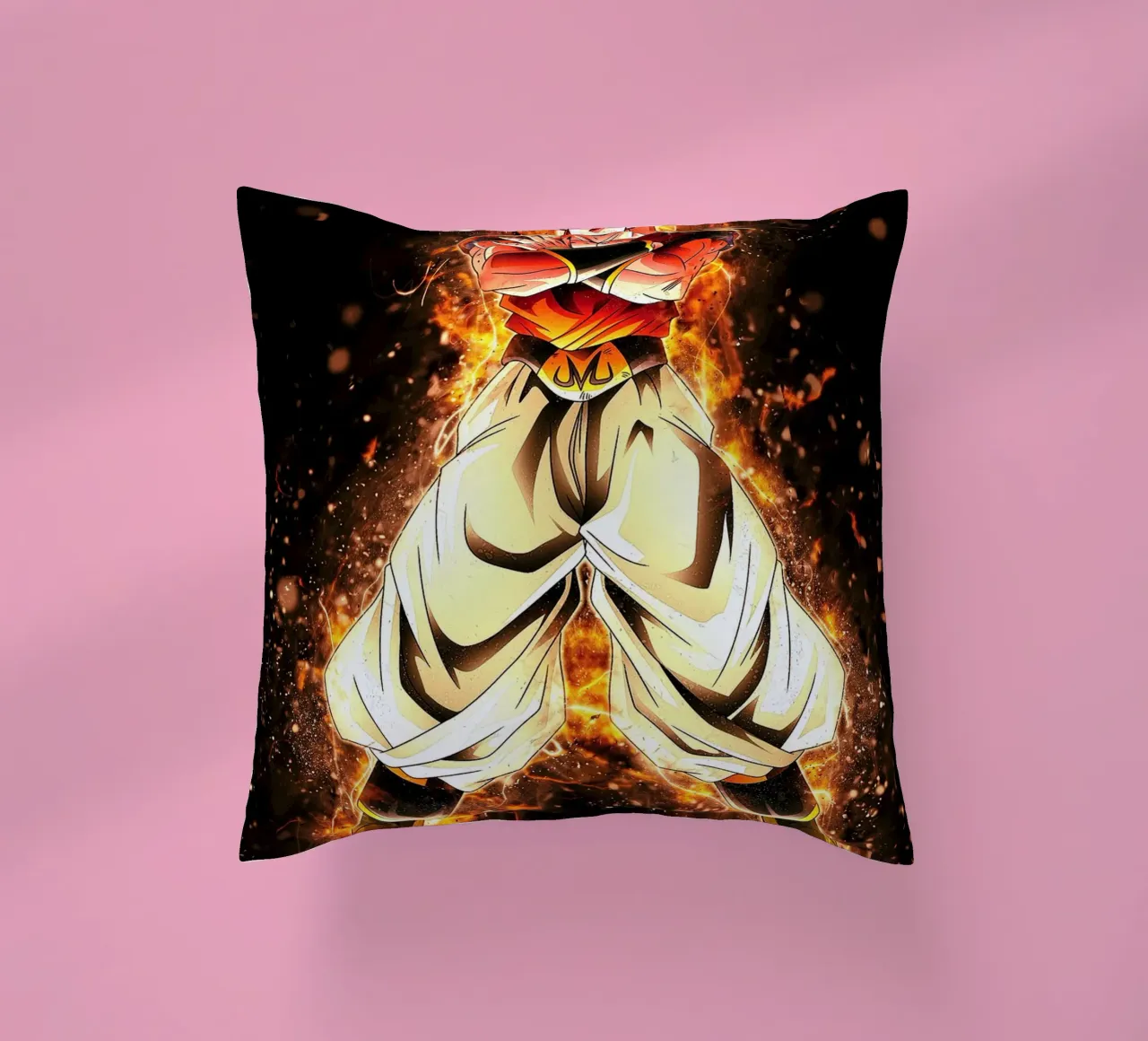Buu decorative cushion by Neonartstudio