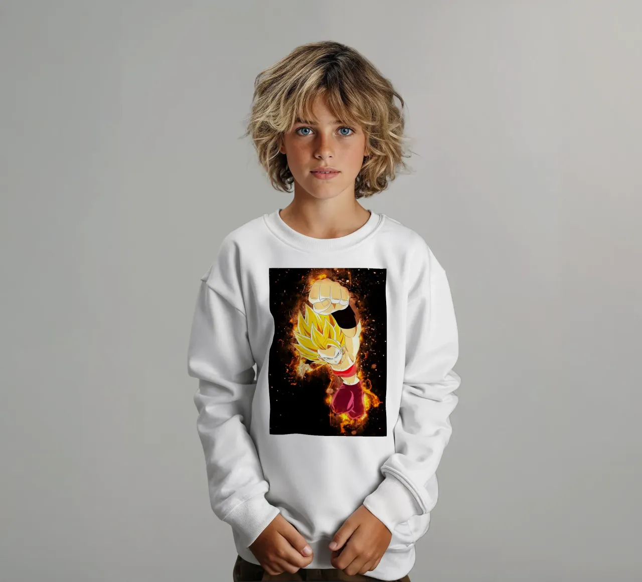 Caulifla kids sweatshirt by Neonartstudio