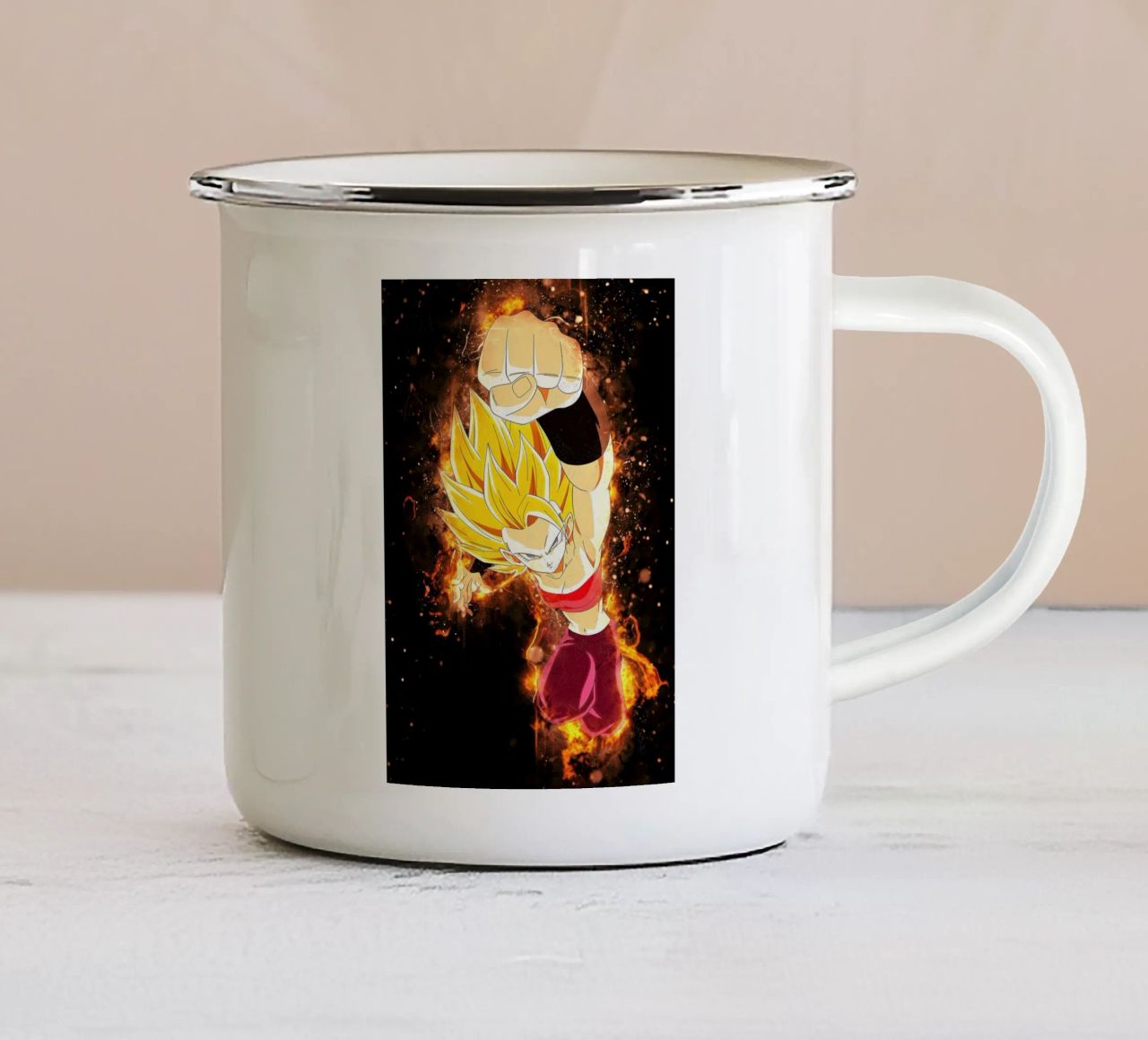 Caulifla tazza in smalto da Neonartstudio