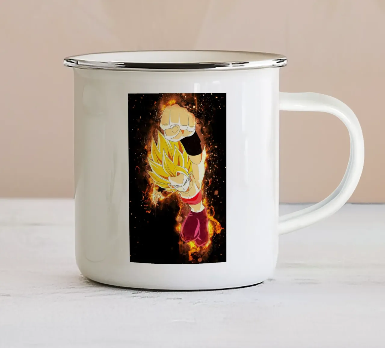 Caulifla tazza in smalto da Neonartstudio