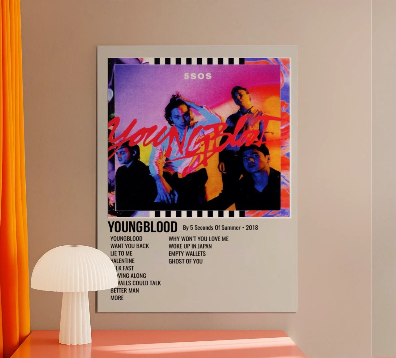 YOUNGBLOOD By 5 Seconds Of Summer 2018 poster de SoundStudio