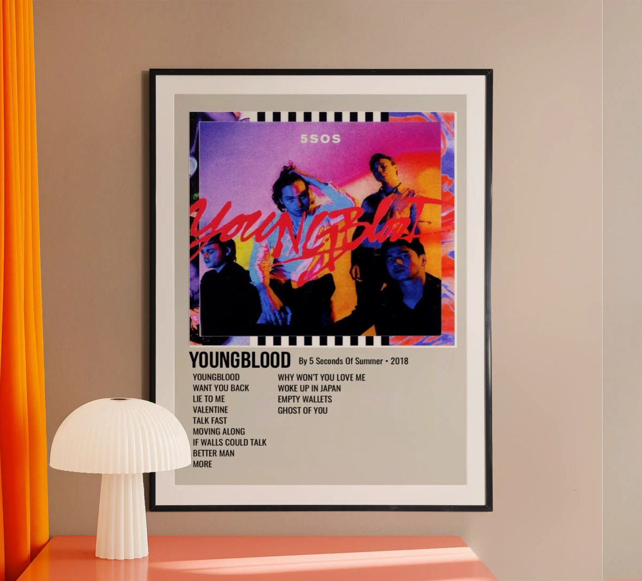 YOUNGBLOOD By 5 Seconds Of Summer 2018 poster de SoundStudio