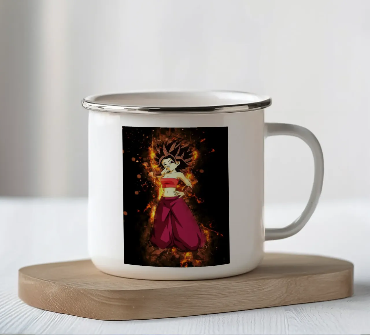 Caulifla tazza in smalto da Neonartstudio