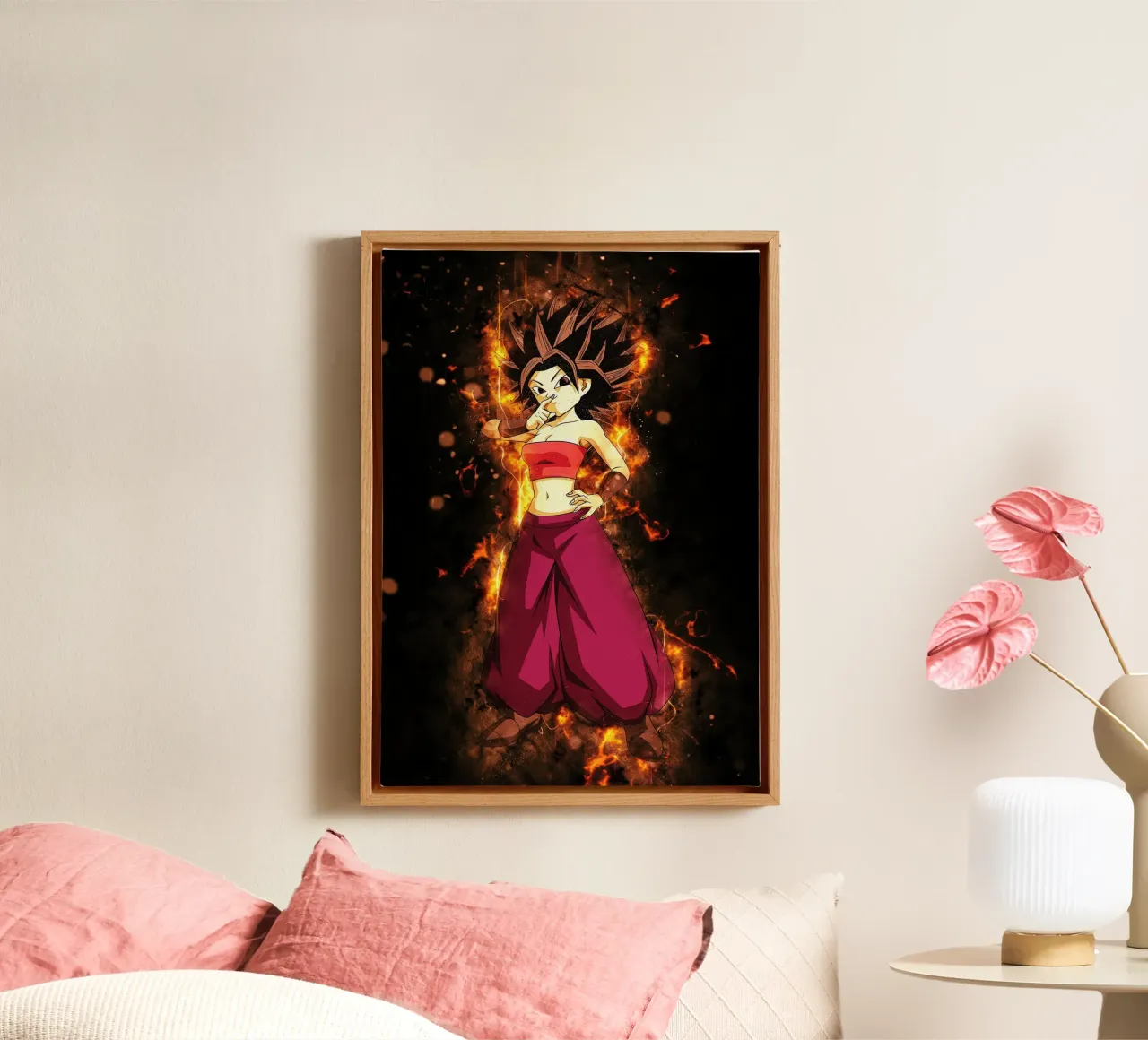 Caulifla tela con Cornice a cassetta da Neonartstudio